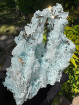 Gibbsite, Quartz and Pyrite Specimen - 718g
