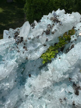 Gibbsite, Quartz and Pyrite Specimen - 718g