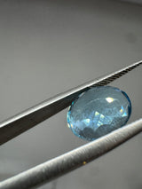 Blue Topaz Gemstone – Brilliant Blue, Eye-Clean Loose Jewelry Stone 4.70ct