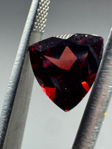 1.70ct Deep Red Garnet – Trillion Cut