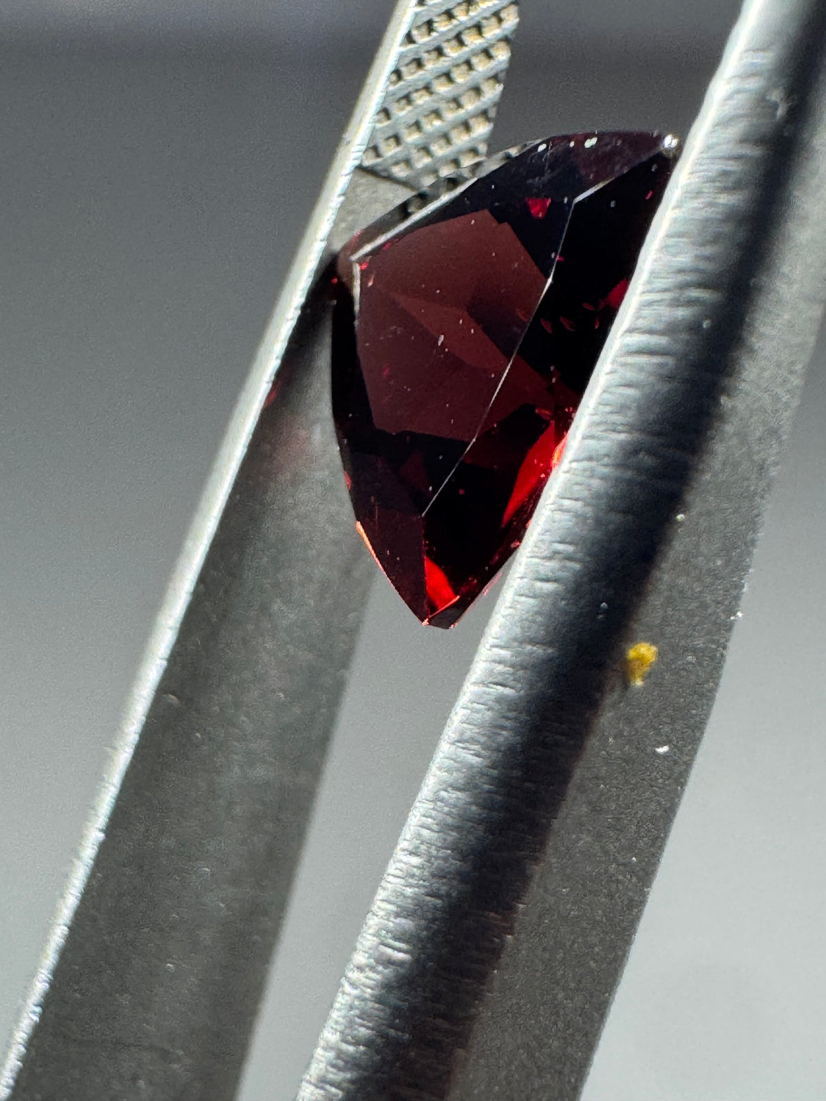 1.70ct Deep Red Garnet – Trillion Cut