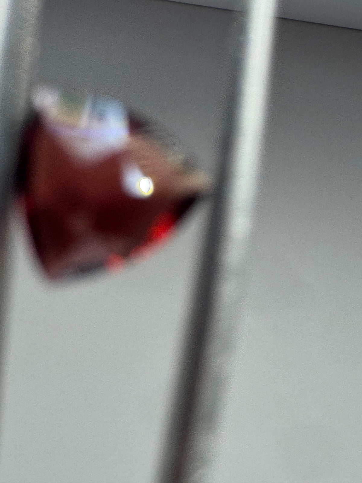 1.70ct Deep Red Garnet – Trillion Cut