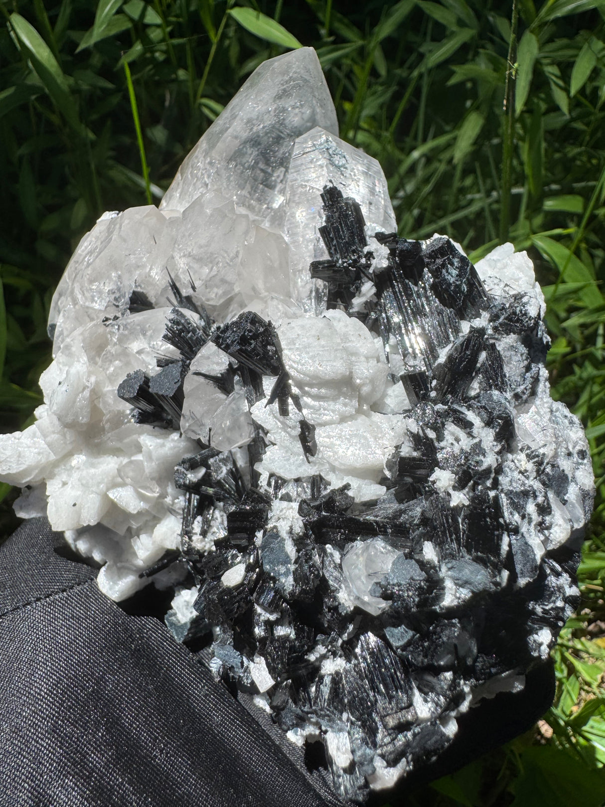 Black Tourmaline Specimen - 1198g