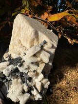 Feldspar and Black Tourmaline Specimen - 5.6lb