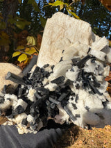 Feldspar and Black Tourmaline Specimen - 5.6lb