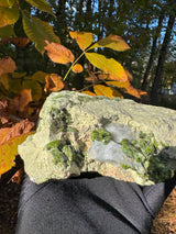 Green Garnet Specimen - 1285g