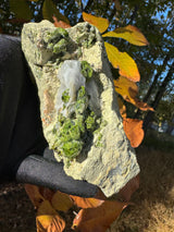 Green Garnet Specimen - 1285g