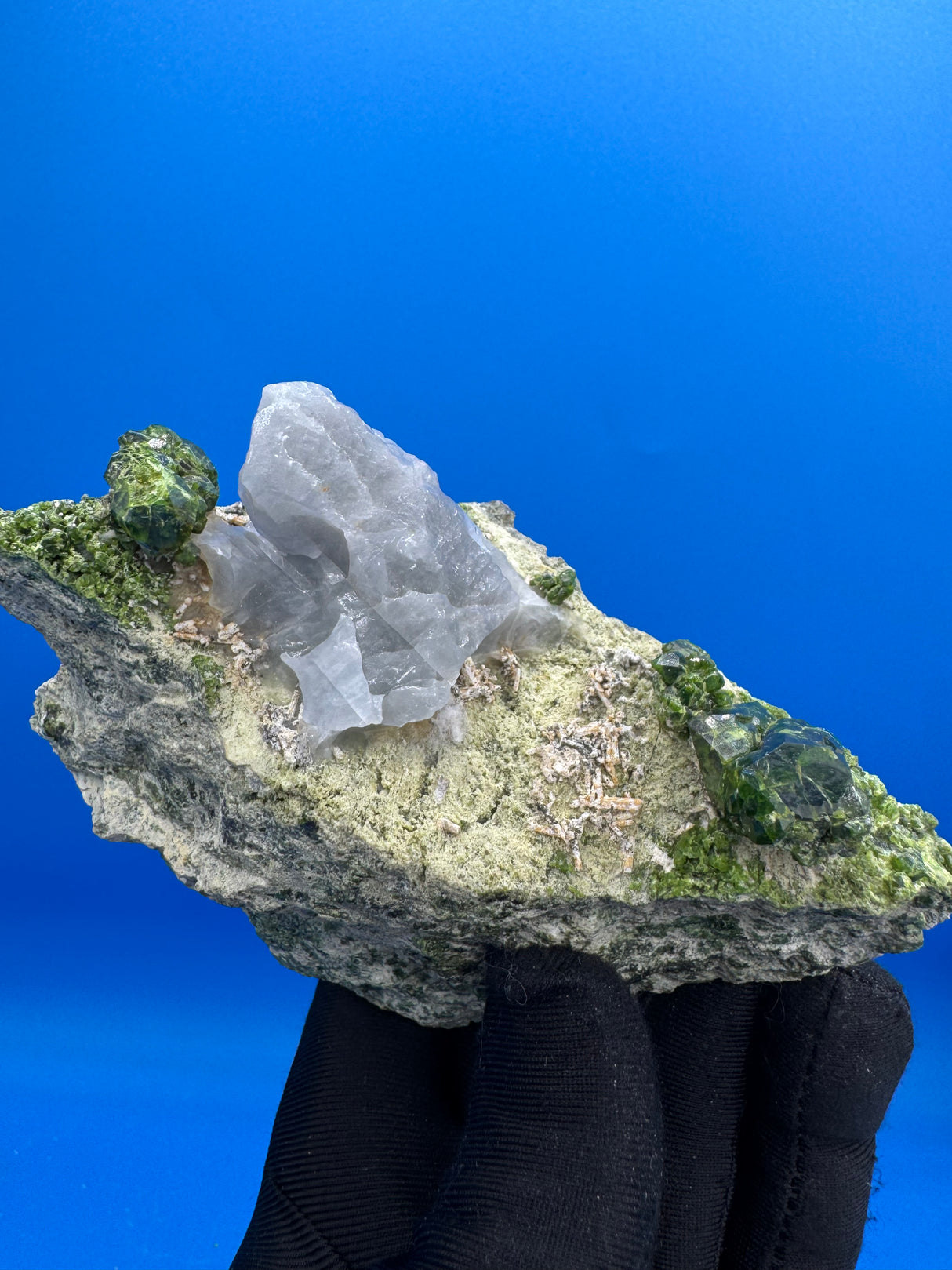 Green Garnet Specimen - 372g