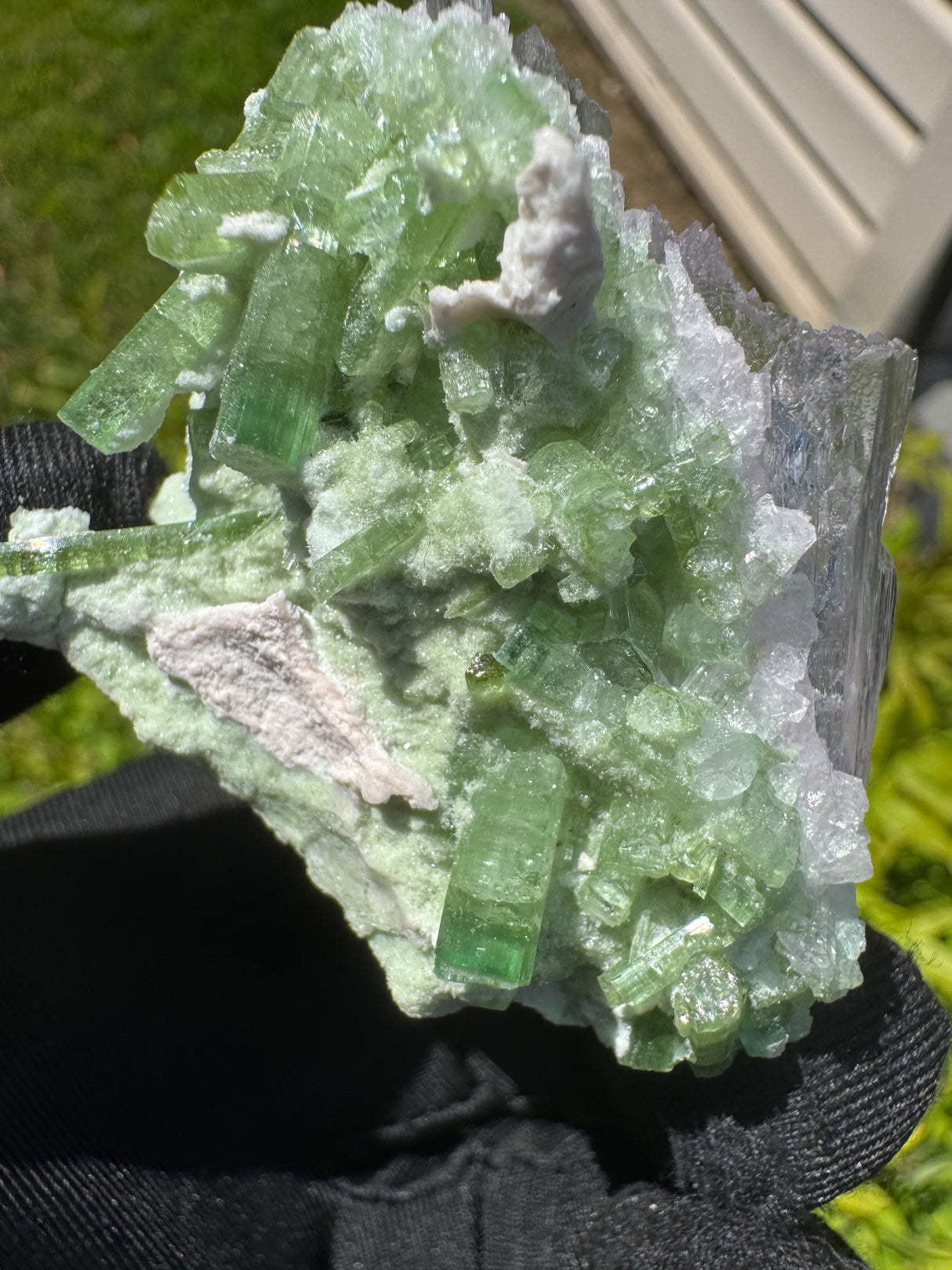 Kunzite and Tourmaline Specimen - 64g