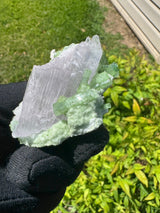 Kunzite and Tourmaline Specimen - 64g