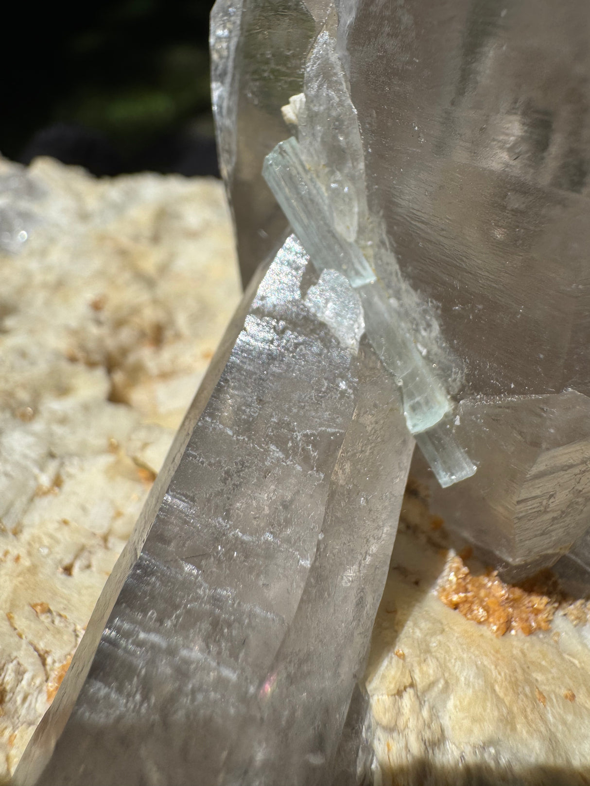 Aquamarine & Tourmaline Specimen - 3.08lb