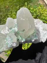 Morganite and Ttourmaline Specimen - 751g