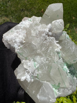 Morganite and Ttourmaline Specimen - 751g