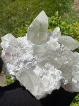 Morganite and Ttourmaline Specimen - 751g