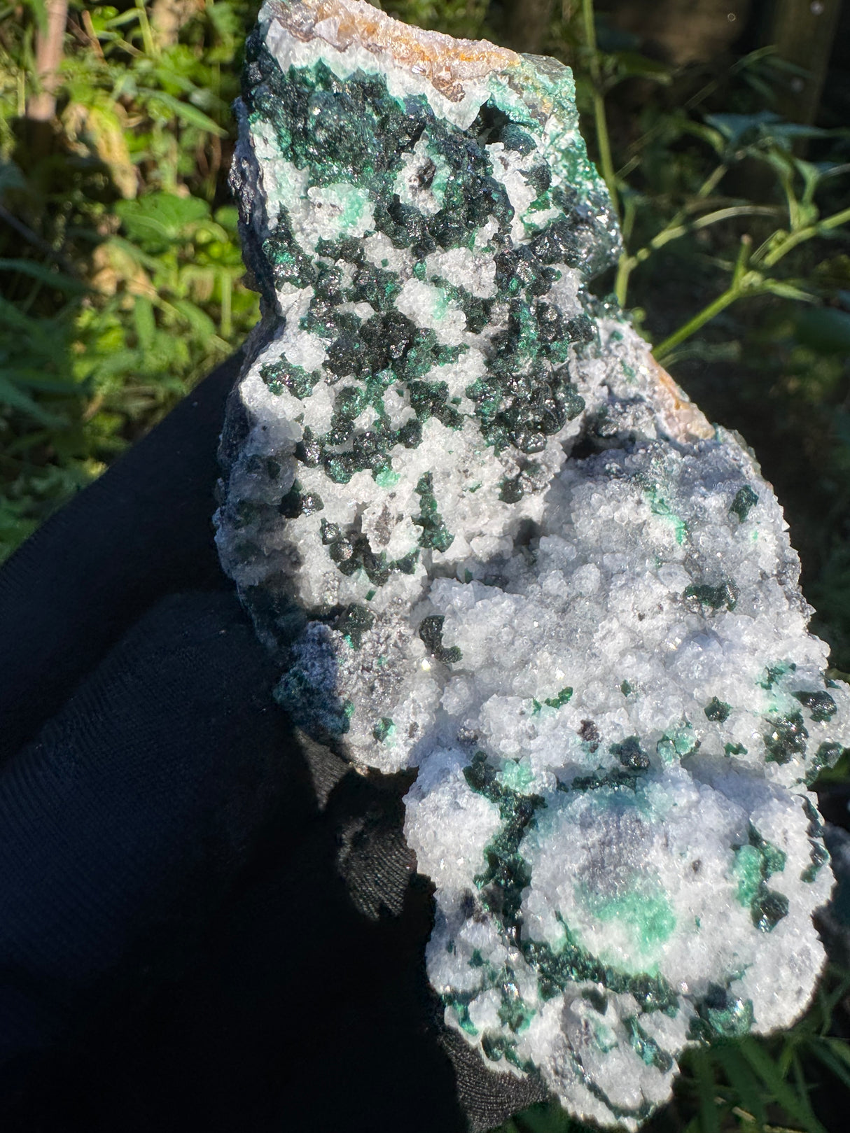 Malachite and Quartz Speciemen - 265g