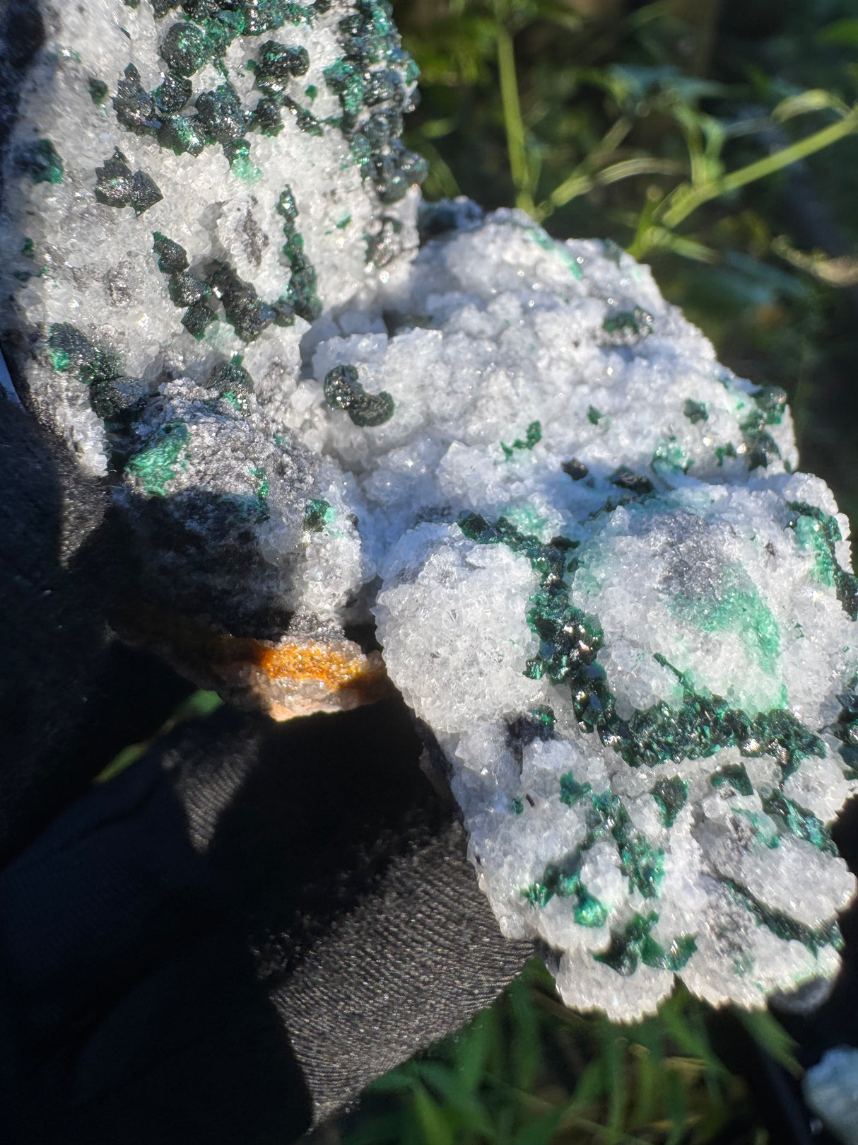 Malachite and Quartz Speciemen - 265g