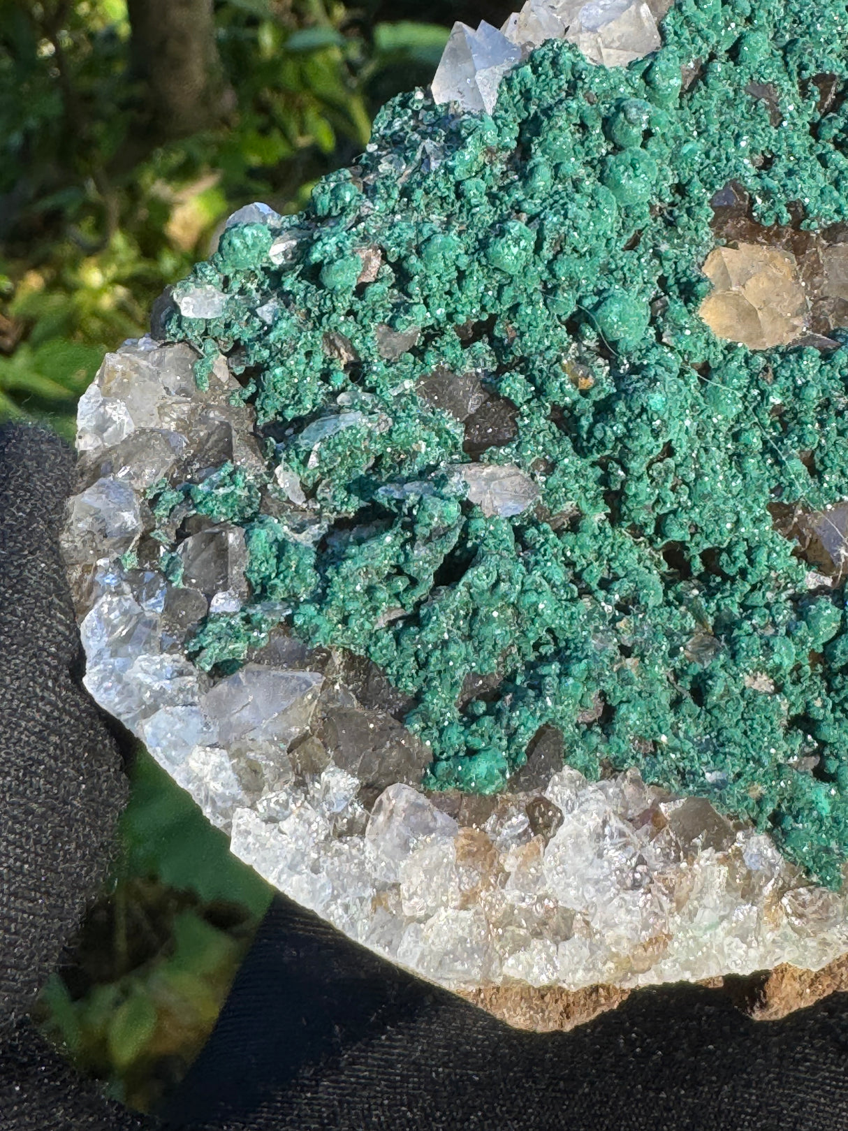 Malachite and Quartz Speciemen - 513g