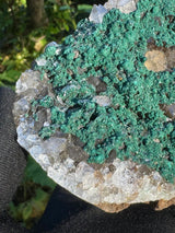 Malachite and Quartz Speciemen - 513g