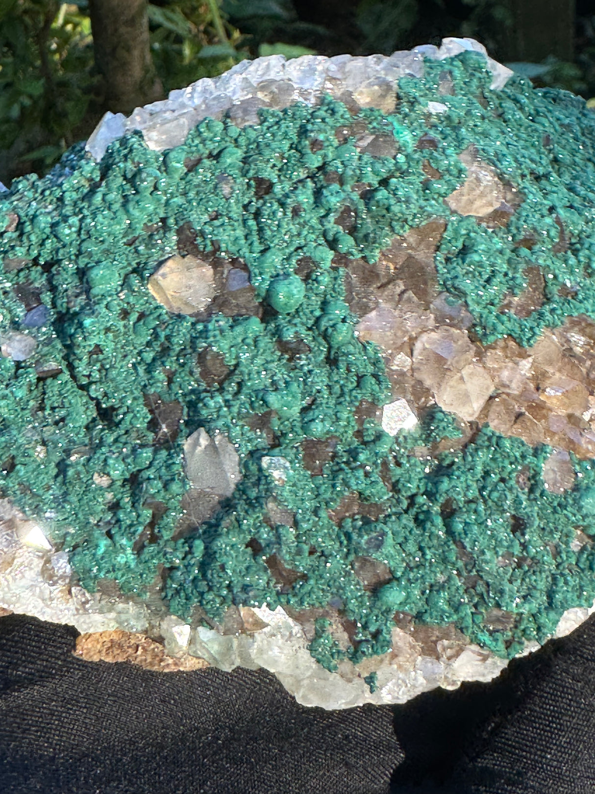 Malachite and Quartz Speciemen - 513g