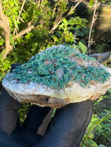 Malachite and Quartz Speciemen - 513g