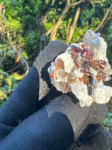 Garnet on Star Mica Specimen - 33g