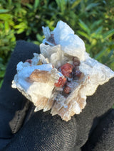 Garnet on Star Mica Specimen - 39g