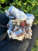 Garnet on Star Mica Specimen - 39g