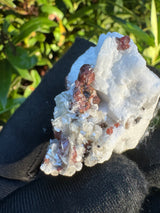 Garnet on Star Mica Specimen - 28g