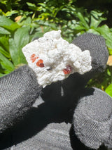 Garnet on Star Mica Specimen - 9g
