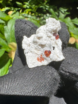 Garnet on Star Mica Specimen - 9g