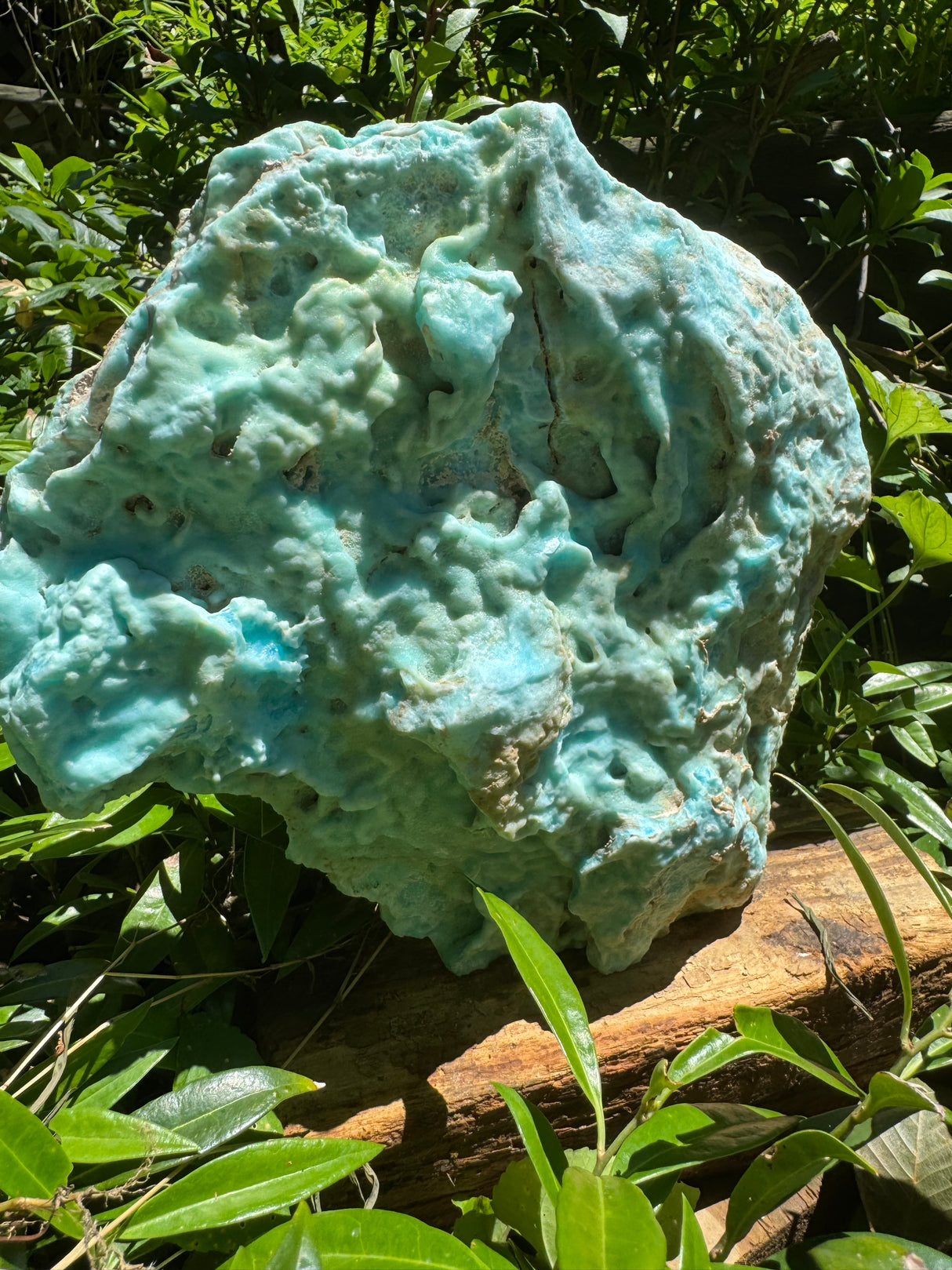 Blue Aragonite Specimen - 3577g