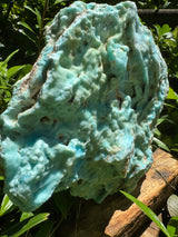 Blue Aragonite Specimen - 3577g