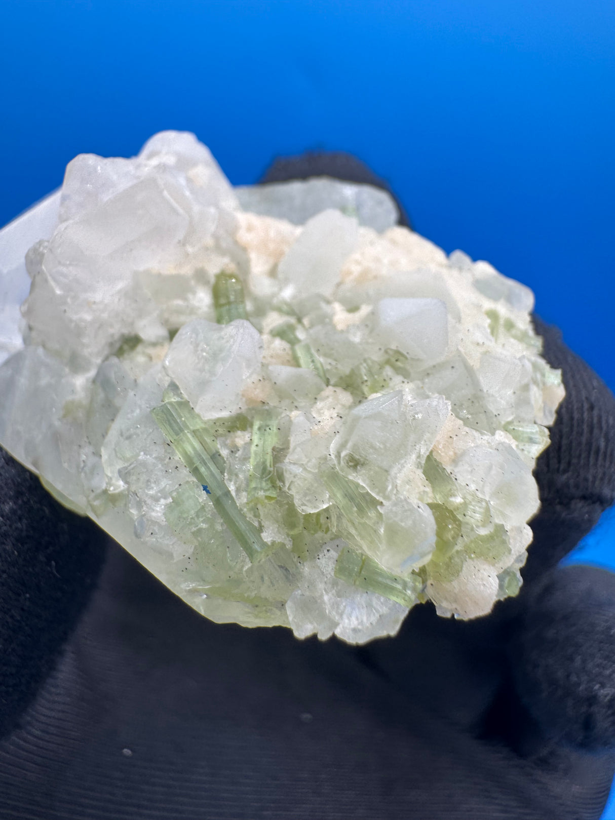 Green Tourmaline Crystal Specimen - 38g