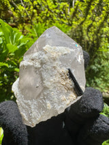 Tourmaline on Quartz Specimen - 146g