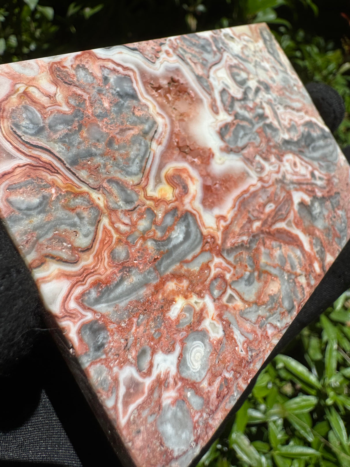 Crazy Lace Agate Slab - 169g