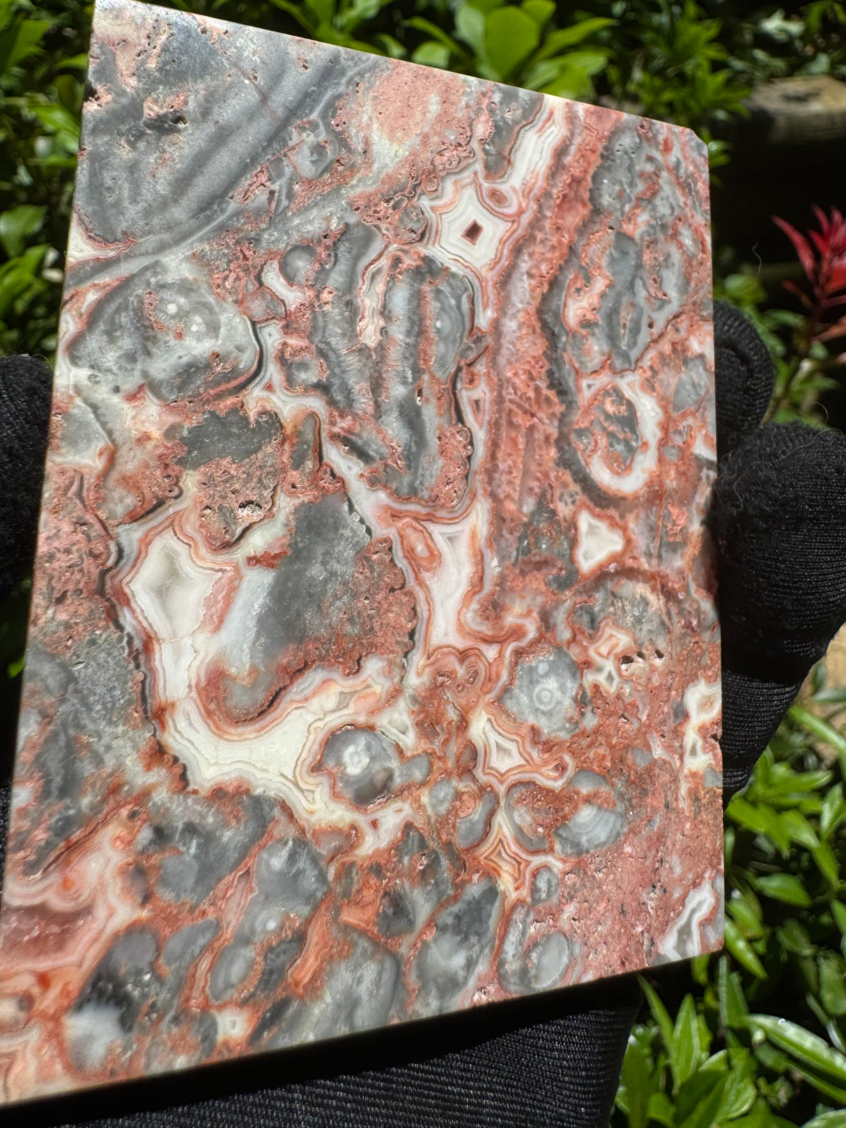 Crazy Lace Agate Slab - 167g