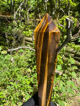 Tigers Eye Polished Wand - 649g