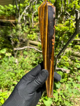 Tigers Eye Polished Wand - 649g