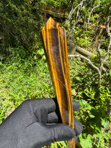 Tigers Eye Polished Wand - 342g