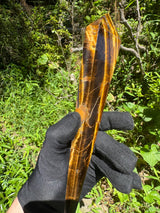 Tigers Eye Polished Wand - 468g