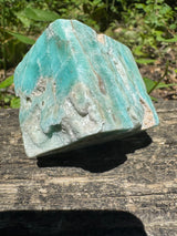 Blue Aragonite Freeform Cube - 210g