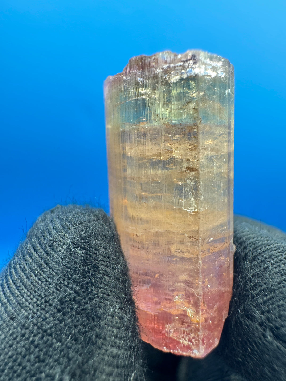Watermelon Tourmaline Crystal - 9g