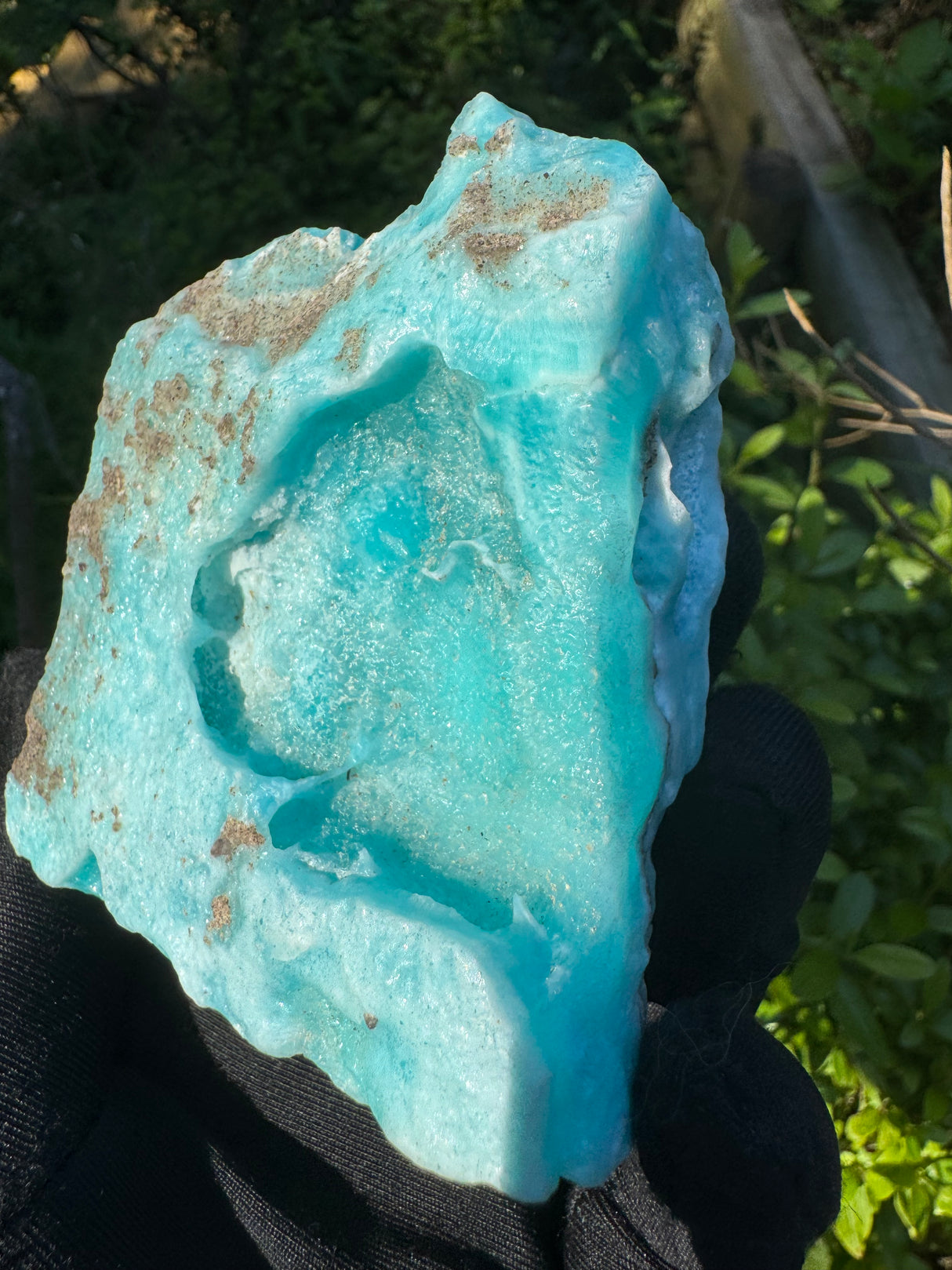 Blue Aragonite Specimen - 344g