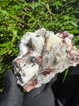 Garnet on Star Mica Specimen - 253g