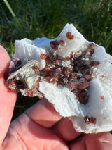 Garnet on Star Mica Specimen - 82g