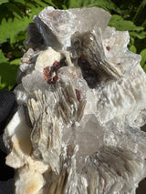 Garnet on Star Mica Specimen - 507g