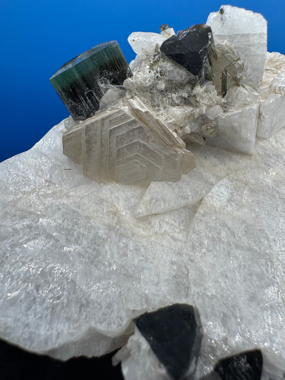 Green Cap Tourmaline Specimen - 197g