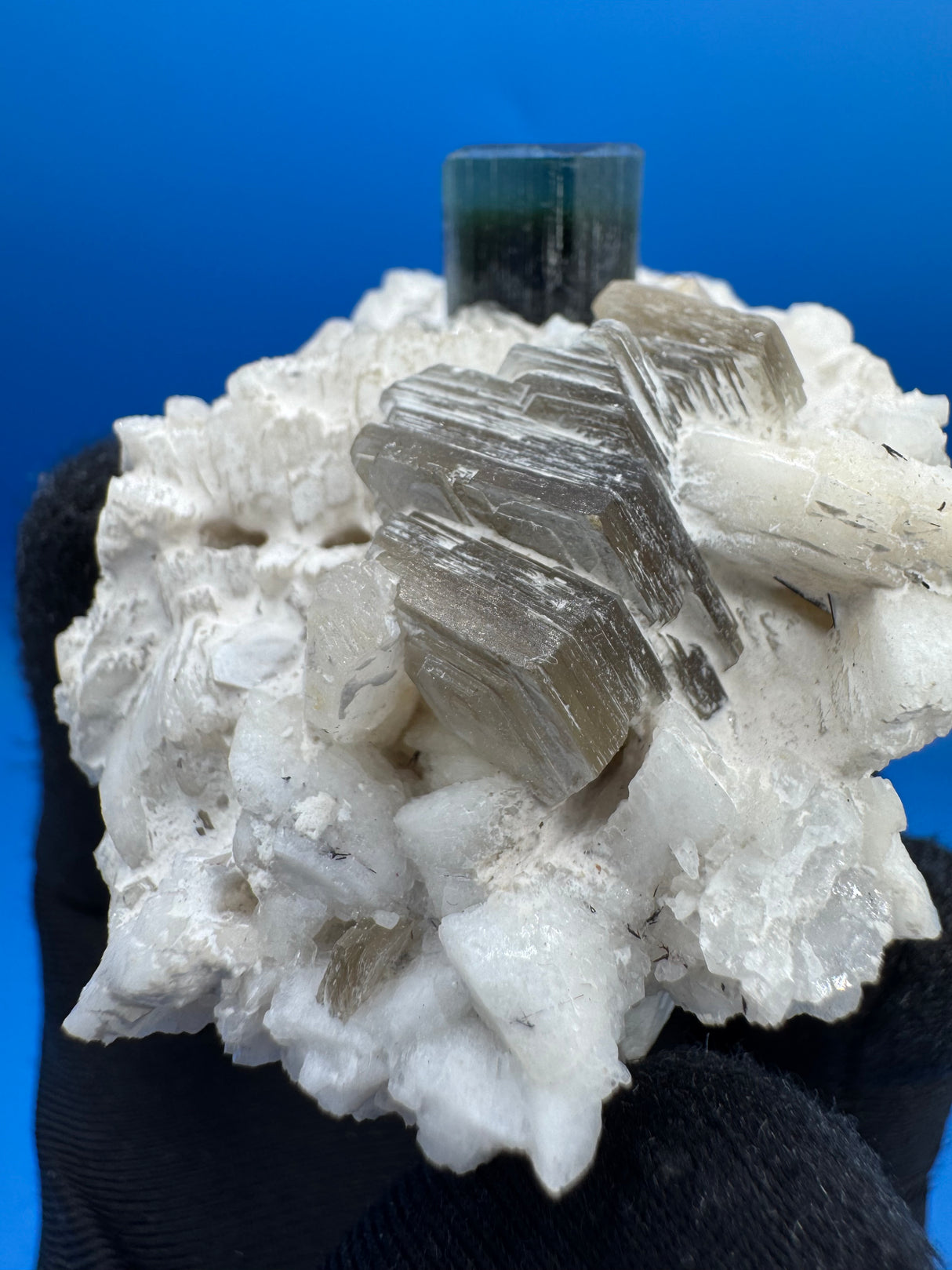 Green Cap Tourmaline Specimen - 73g