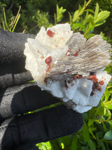 Garnet on Star Mica Specimen - 59g