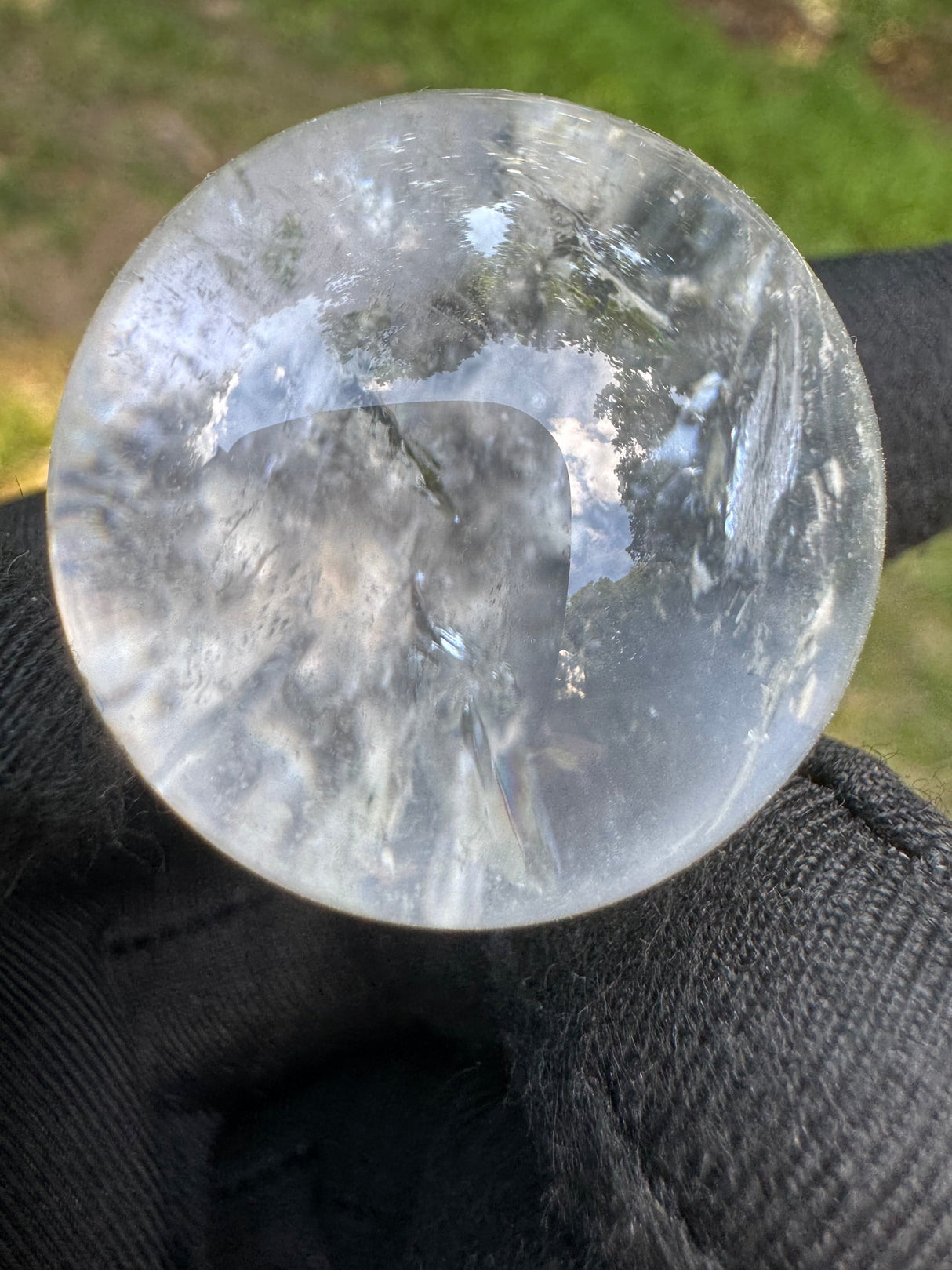 Blue Agate Sphere  - 50g